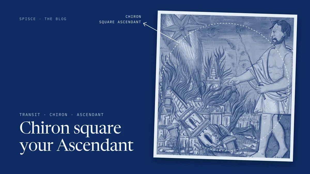 Chiron square your Ascendant
