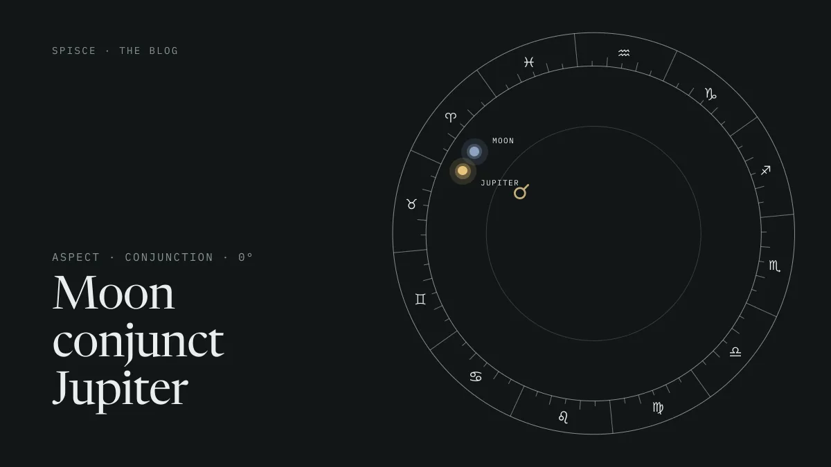 Moon conjunct Jupiter